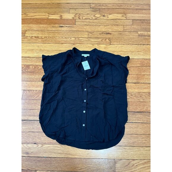 J. Crew Tops - J Crew Mercantile Blouse Women's Size XS Button Front Sleeveless Top NWT $59.50